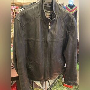 Danier Men’s Black Leather Blazer
